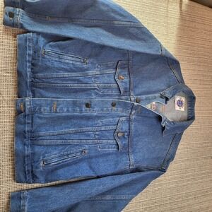 Vintage Hard Rock Cafe Jacket Mens XL Blue‎ Denim Las Vegas Embroidered Back